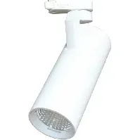 Bilde av e3light Gemini LED 3F skinnespot 15W 930, 1400 lumen, 38°, hvit Backuptype - El