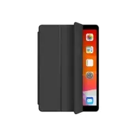 Bilde av eSTUFF Pencil case - Skjermdeksel for nettbrett - polyuretanlær, termoplast-polyuretan (TPU) - svart - 10.2 - for Apple 10.2-inch iPad (7. generasjon) PC & Nettbrett - Nettbrett tilbehør - Deksel & vesker