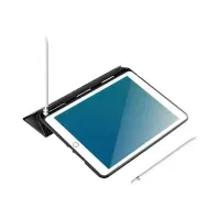 Bilde av eSTUFF - Skjermdeksel for nettbrett - polyuretanlær, termoplast-polyuretan (TPU) - svart - 7.9 - for Apple iPad mini (6. generasjon) PC & Nettbrett - Nettbrett tilbehør - Deksel & vesker