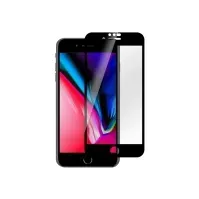 Bilde av eSTUFF Titan Shield - Skjermbeskyttelse for mobiltelefon - full deksel - glass - rammefarge svart - for Apple iPhone SE (2nd generation) PC & Nettbrett - Nettbrett tilbehør - Deksel & vesker