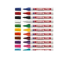 Bilde av edding 750 paint - Markør - permanent - rød - fargeblekk - 2-4 mm Skriveredskaper - Markør - Permanenttusj
