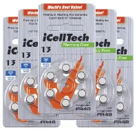 Bilde av iCellTech ICellTech PR48/ZA13/DA13/V13 Batterier og ladere,Batterier til høreapparat,Top Batteries