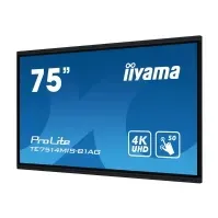 Bilde av iiyama ProLite TE7514MIS-B1AG - 75 Diagonalklasse LED-bakgrunnsbelyst LCD-skjerm - interaktiv digital skilting - med berøringsskjerm - 4K UHD (2160p) 3840 x 2160 - matt svart PC tilbehør - Skjermer og Tilbehør - Digitale skilt