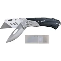 Bilde av kwb 016910, Klappkniv med lås, Multiverktøyskniv, Drop punkt, Sort, 2 verktøy, 16,5 cm Verktøy & Verksted - Håndverktøy - Kniver