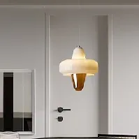 Bilde av led pendnat lys varm hvit innfelt taklampe 26cm metall/glass led taklampe moderne rund taklampe taklampe for stue korridor