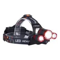 Bilde av libox LB0106 - Hodelykt - LED - 4-modus - kald hvitt lys - svart, rød Belysning - Annen belysning - Hodelykter