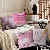 Bilde av marmormønster dekorative putetrekk 4 stk mykt firkantet putetrekk putetrekk for soverom stue sofa sofastol