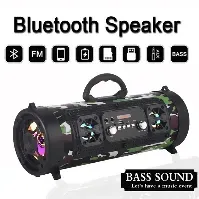 Bilde av ny usb /aux/ tf kort telefon pc subwoofer høyttalertelefon trådløs bluetooth bærbar høyttaler surround stereo utendørs høyttaler