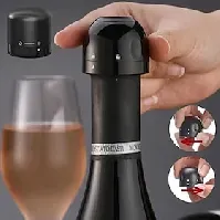 Bilde av silikonforseglet vin, øl, champagnepropp, propp for rødvinsflaske, silikonforseglet champagnepropp, kompakt konserveringsvinpropp, barverktøy