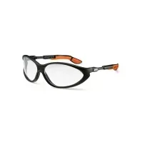 Bilde av uvex CYBRIC 9188175 Beskyttelsesbriller inkl. UV-beskyttelse Sort, Orange EN 166-1, EN 170 DIN 166-1, DIN 170 Klær og beskyttelse - Sikkerhetsutsyr - Vernebriller