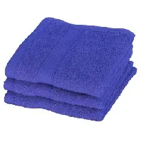 Bilde av vaskeklut - Blå - Egeria - 30x30 cm Håndklær