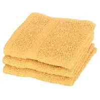 Bilde av vaskeklut - Gul - Egeria - 30x30 cm Håndklær