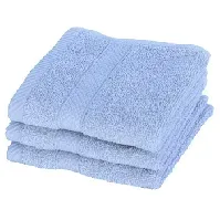 Bilde av vaskeklut - Lyseblå - Egeria - 30x30 cm Håndklær
