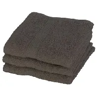 Bilde av vaskeklut - antrasitt - Egeria - 30x30 cm Håndklær