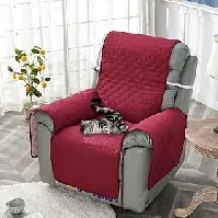 Bilde av vendbart vattert lenetrekk lenestol liggende sofa trekktrekk stretch sofatrekk vaskbart stoltrekk møbelbeskytter for hunder kjæledyr