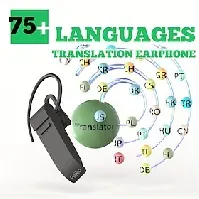 Bilde av verdensspråkoversetter øreplugger - oversett 32 språk umiddelbart 44 aksenter - Hi-Fi-lyd offline for 11 språk - bærbare sømløse kommunikasjonsøreplugger