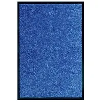 Bilde av vidaXL Dørmatte vaskbar blå 40x60 cm