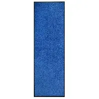 Bilde av vidaXL Dørmatte vaskbar blå 60x180 cm
