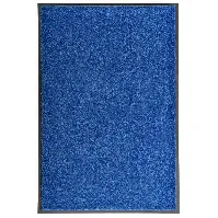 Bilde av vidaXL Dørmatte vaskbar blå 60x90 cm