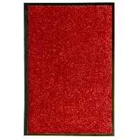 Bilde av vidaXL Dørmatte vaskbar rød 40x60 cm