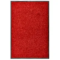 Bilde av vidaXL Dørmatte vaskbar rød 60x90 cm