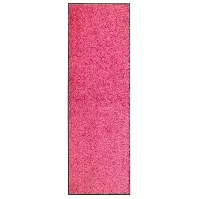 Bilde av vidaXL Dørmatte vaskbar rosa 60x180 cm