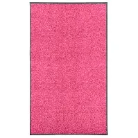 Bilde av vidaXL Dørmatte vaskbar rosa 90x150 cm