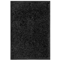 Bilde av vidaXL Dørmatte vaskbar svart 40x60 cm