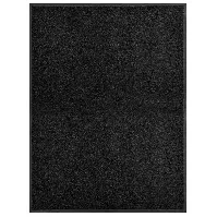 Bilde av vidaXL Dørmatte vaskbar svart 90x120 cm