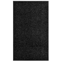 Bilde av vidaXL Dørmatte vaskbar svart 90x150 cm