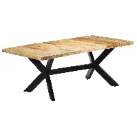 Bilde av vidaXL Spisebord 200x100x75 cm heltre mango - Møbler > Bord > Spisebord