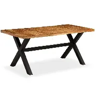 Bilde av vidaXL Spisebord heltre akasie og mango 180x90x76 cm - Møbler > Bord > Spisebord