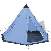Bilde av vidaXL Telt 4 personer blå - Camping | Telt