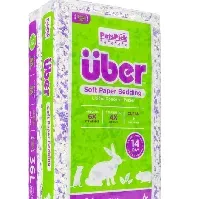 Bilde av Über - Soft Paper Bedding for Small Animals White purple with lavender 56 ltr - (45053) - Kjæledyr og utstyr
