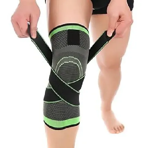 Bilde av best pris 1 stk kne sleeve - knekompresjonsputer for menn kvinner - forbedre sirkulasjonen lindre knesmerter, leddgikt lindring, løping, sykling treningsstøtte - just