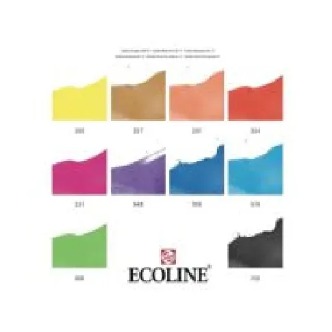 Bilde av best pris 10 Talens ECOLINE® Brush-Pens farbsortiert (11509007) Hobby - Kunstartikler - Blekk