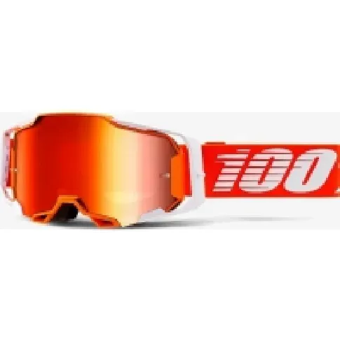 Bilde av best pris 100 % Goggles 100 % ARMEGA Googgle REGAL Red Mirror Lens (Red Mirror Lens, LT 38 %+/-5 %) (NY) Sport & Trening - Ski/Snowboard - Ski briller