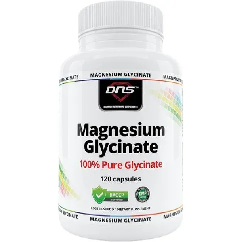 Bilde av best pris 100% Magnesium Glycinate -120 kapsler Vitaminer/ZMA