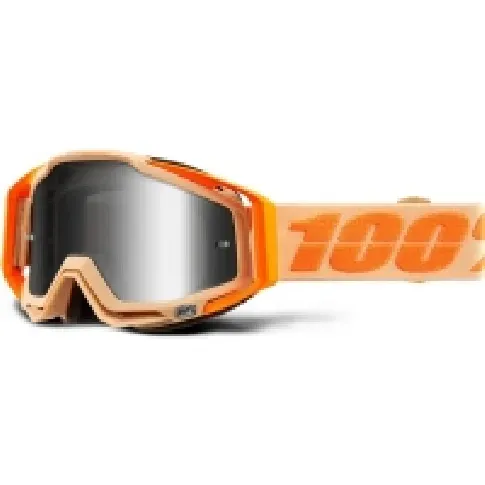 Bilde av best pris 100 % beskyttelsesbriller 100 % RACECRAFT SAHARA (Sølvspeil anti-tåkeobjektiv + klar anti-tåkeobjektiv + 10 sklier) (NY) Sport & Trening - Ski/Snowboard - Ski briller