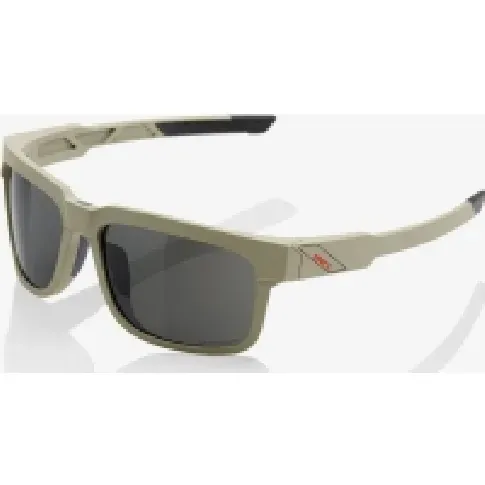 Bilde av best pris 100 % briller 100 % TYPE-S Soft Tact Quicksand - Grå PEAKPOLAR-linse (grå polarisert linse, lystransmittans 17%) Sykling - Klær - Sykkelbriller