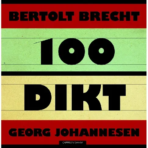 Bilde av best pris 100 dikt av Bertolt Brecht - Skjønnlitteratur