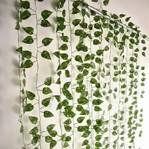 Bilde av best pris 12 stk 220cm/87 kunstige planter vinranke veggdekor bryllupsfest dekorative kunstige blader grønt kunstige hengende planter for bryllupsveggdekor, festlokaler