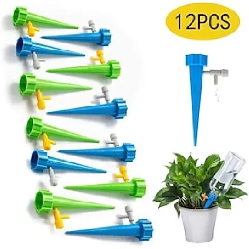 Bilde av best pris 12 stk selvforsynt automatisk drypp vanning vanningssystem automatisk vanningspigg for planter blomst innendørs husholdning