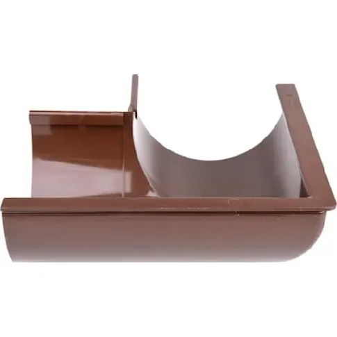 Bilde av best pris 12" x 90° Gjæring utvendig brun Plastmo Backuptype - VVS