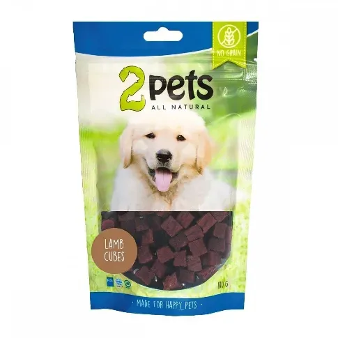 Bilde av best pris 2Pets Cubes Hundegodteri med Lam (100 g) Hund - Hundegodteri - Godbiter til hund