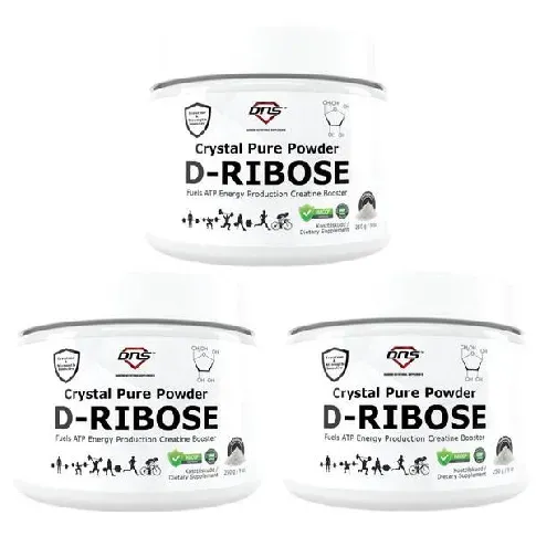 Bilde av best pris 3-Pack 100% D-Ribose Powder - 3 x 250 gram Amino