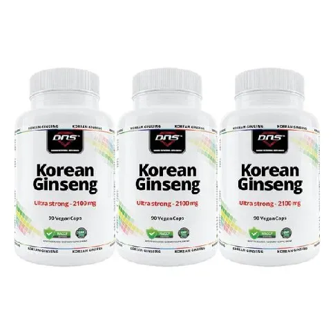 Bilde av best pris 3-Pack Korean Ginseng - 2100 mg - 3 x 90 kaplser Helsekost - Mer energi