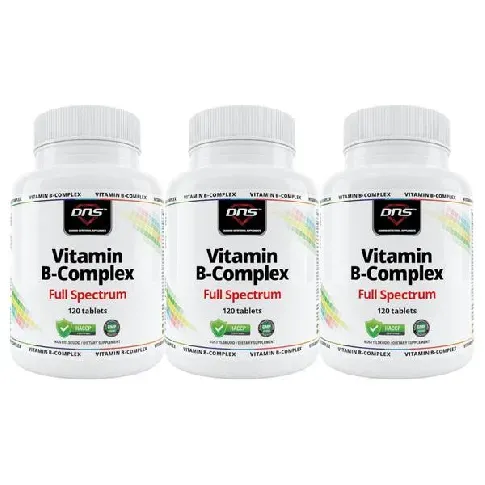 Bilde av best pris 3-Pack Vitamin B-Complex - 3 x 120 tabletter Nyheter