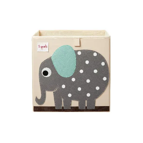 Bilde av best pris 3 Sprouts - Storage Box - Gray Elephant - Baby og barn