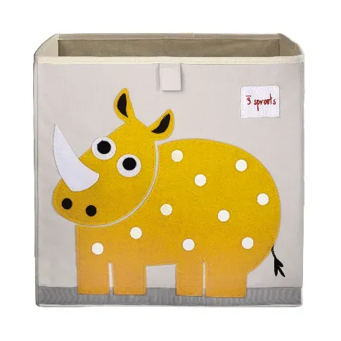 Bilde av best pris 3 Sprouts - Storage Box - Yellow Rhino - Baby og barn